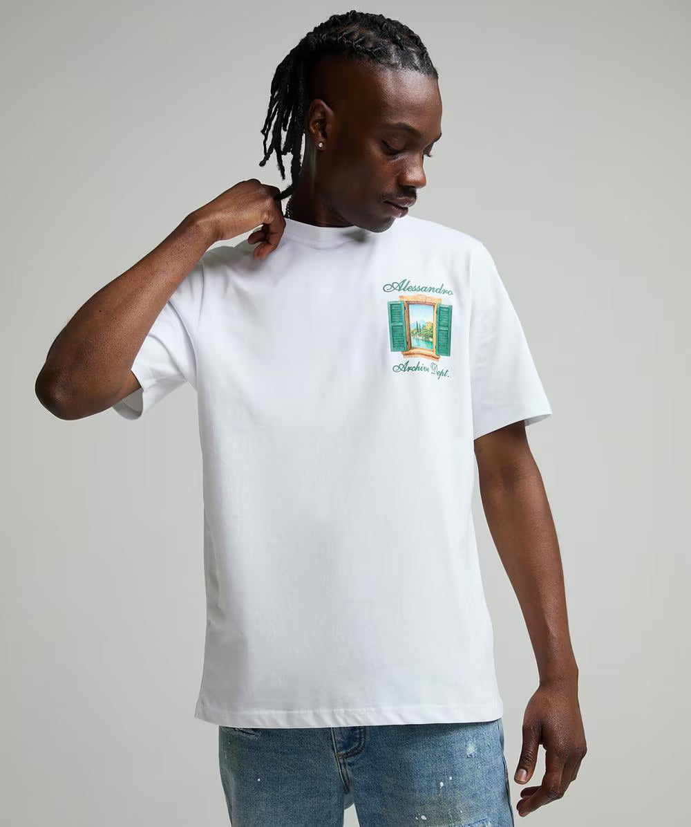 Alessandro Zavetti Ventana T-Shirt OPTIC WHITE