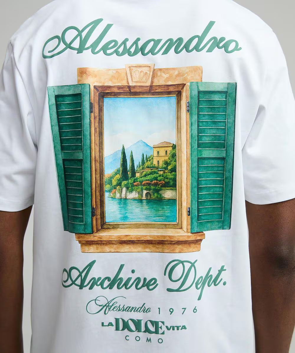 Alessandro Zavetti Ventana T-Shirt OPTIC WHITE