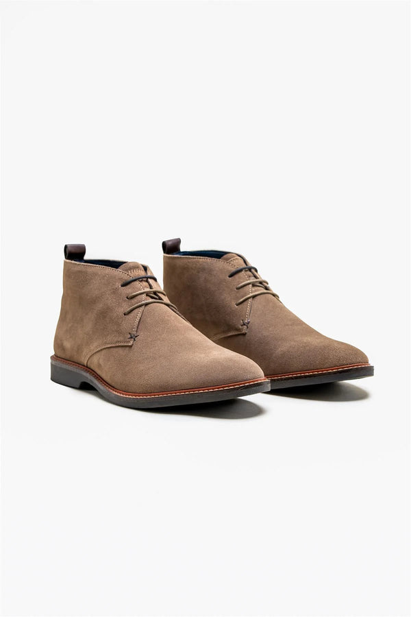 House of Cavani Sahara Suede Desert Boots - SAND