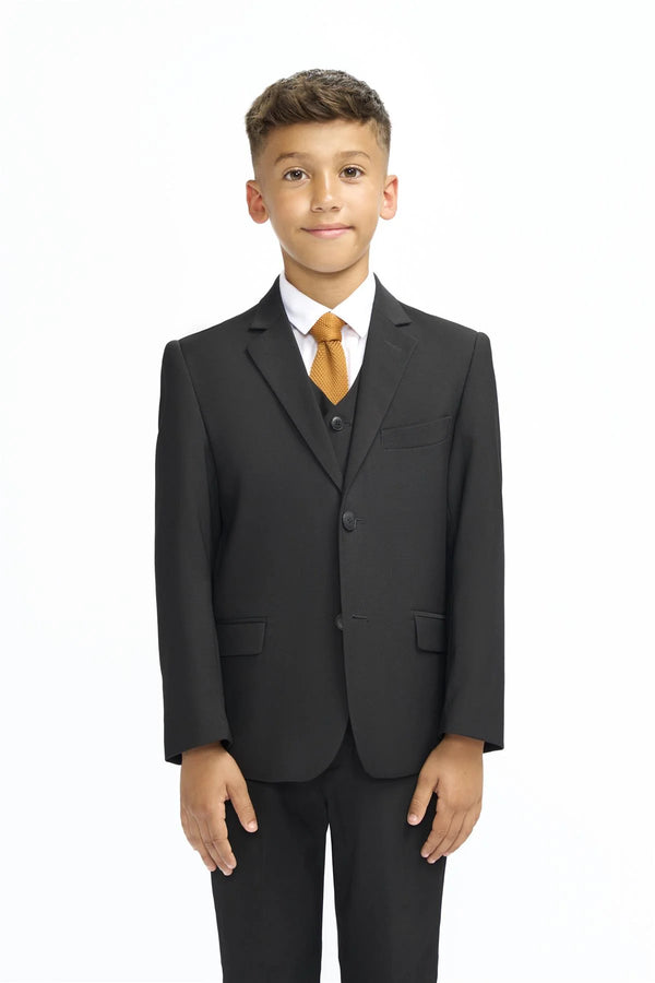 House of Cavani Boys Malibu Black Suit