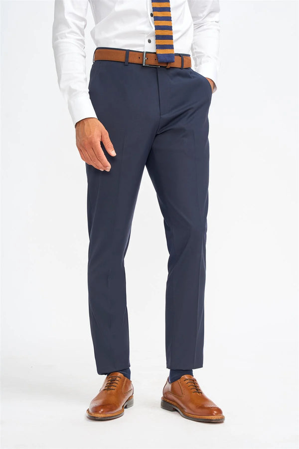House of Cavani Malibu Trouser - Navy Blue