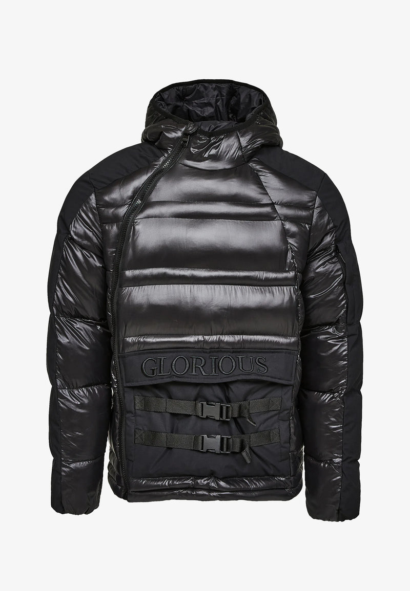 Glorious Gangsta NABREO PUFFER Winter jacket - BLACK