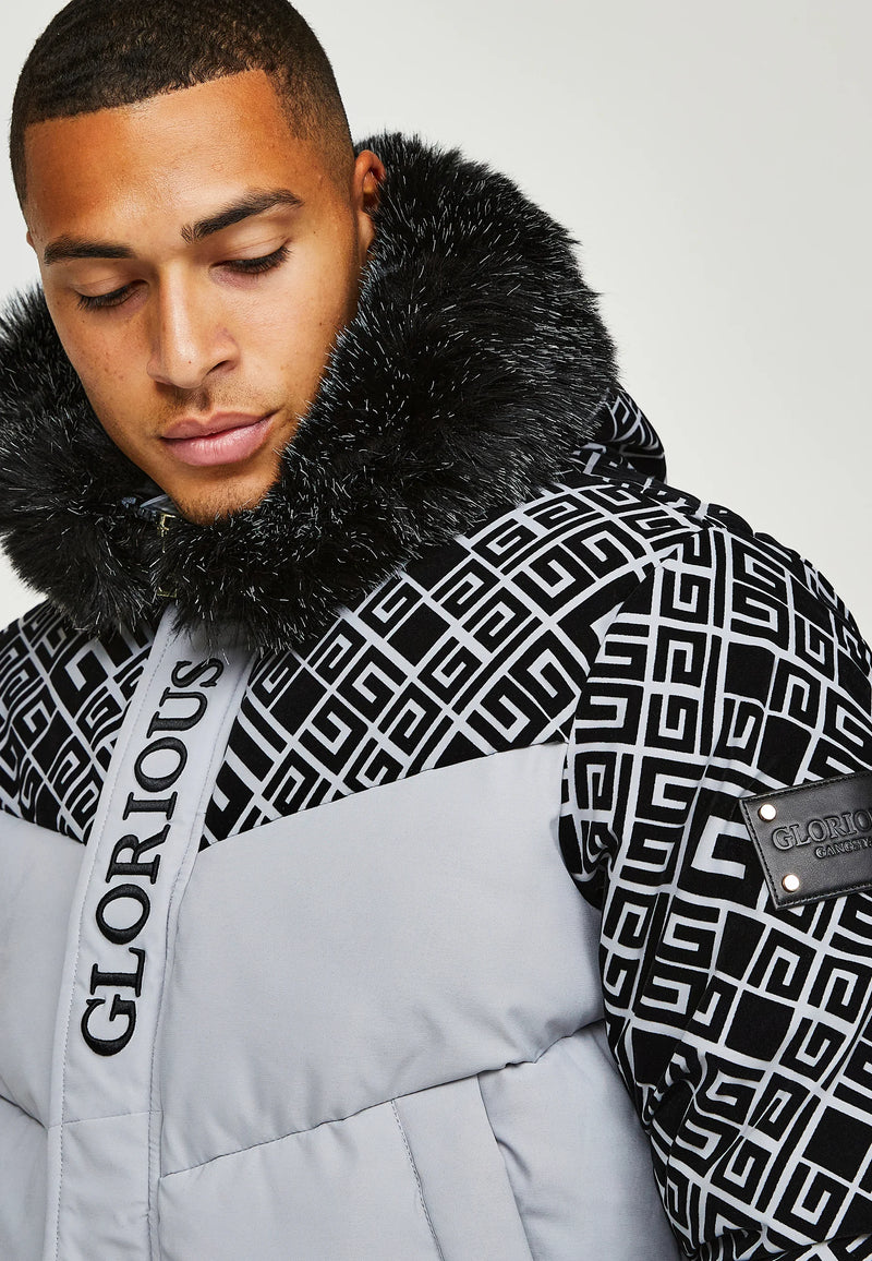 Glorious Gangsta LAVIN SHORT PUFFER JACKET Winter - Grey