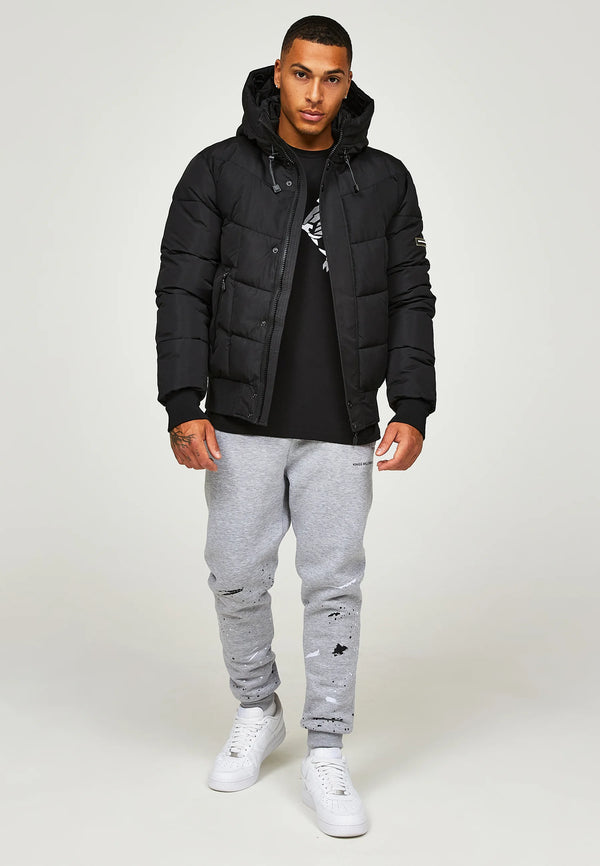 Kings Will Dream SELFIELD SHORT PUFFER JACKET - Black