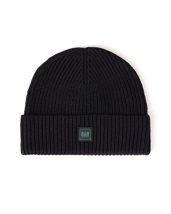 Weekend Offender Kettama Rib Knit Beanie BLACK