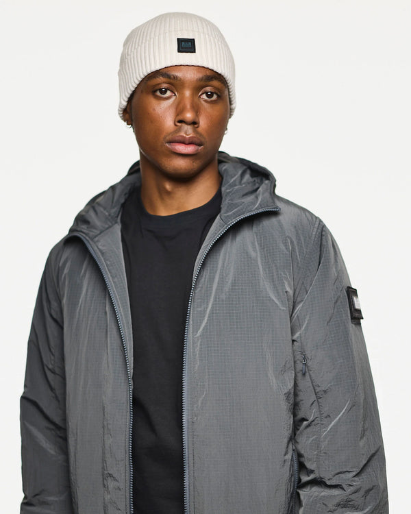 Weekend Offender Kettama Rib Knit Beanie Ivory