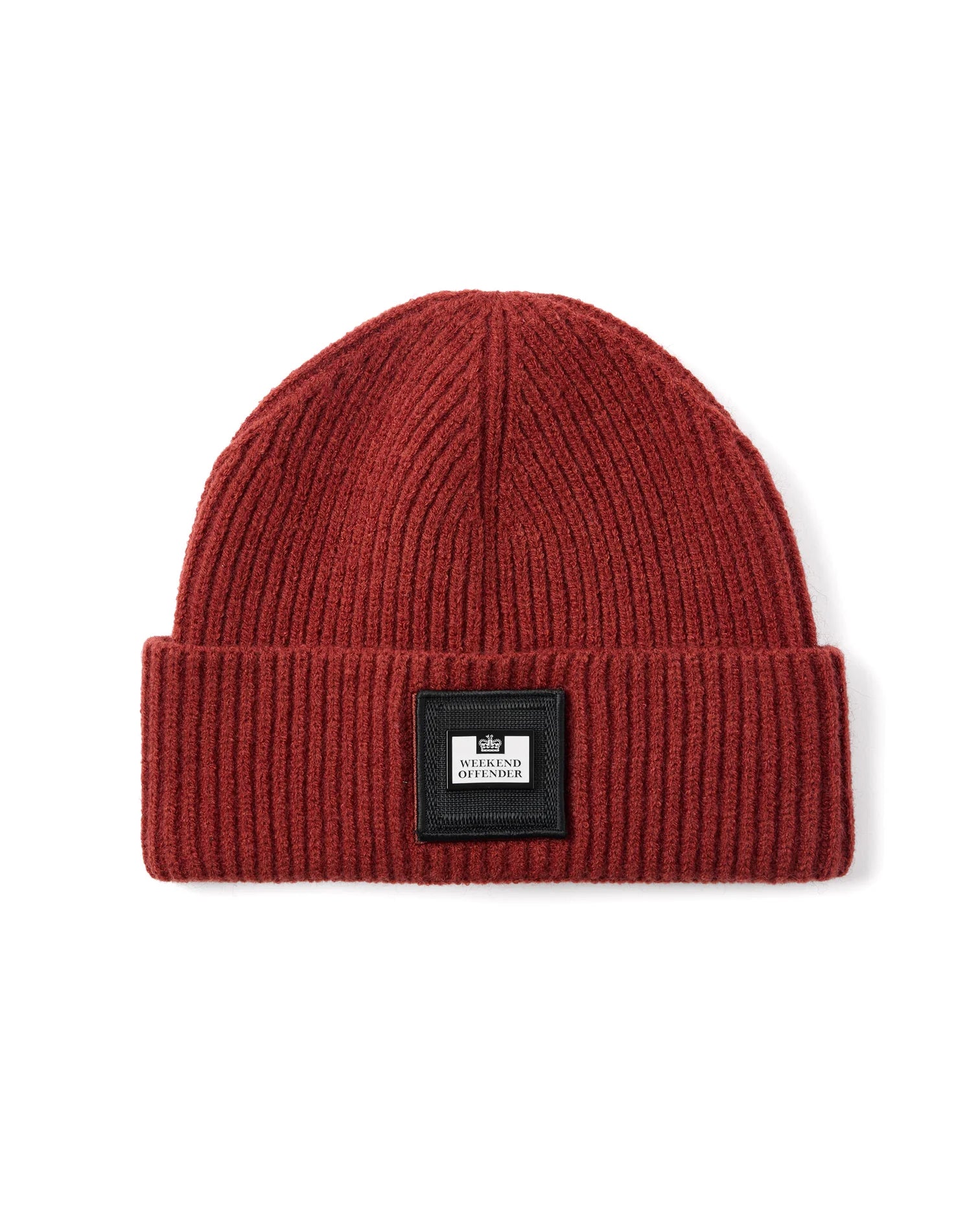 Weekend Offender Palmyra Rib Beanie - BRICK