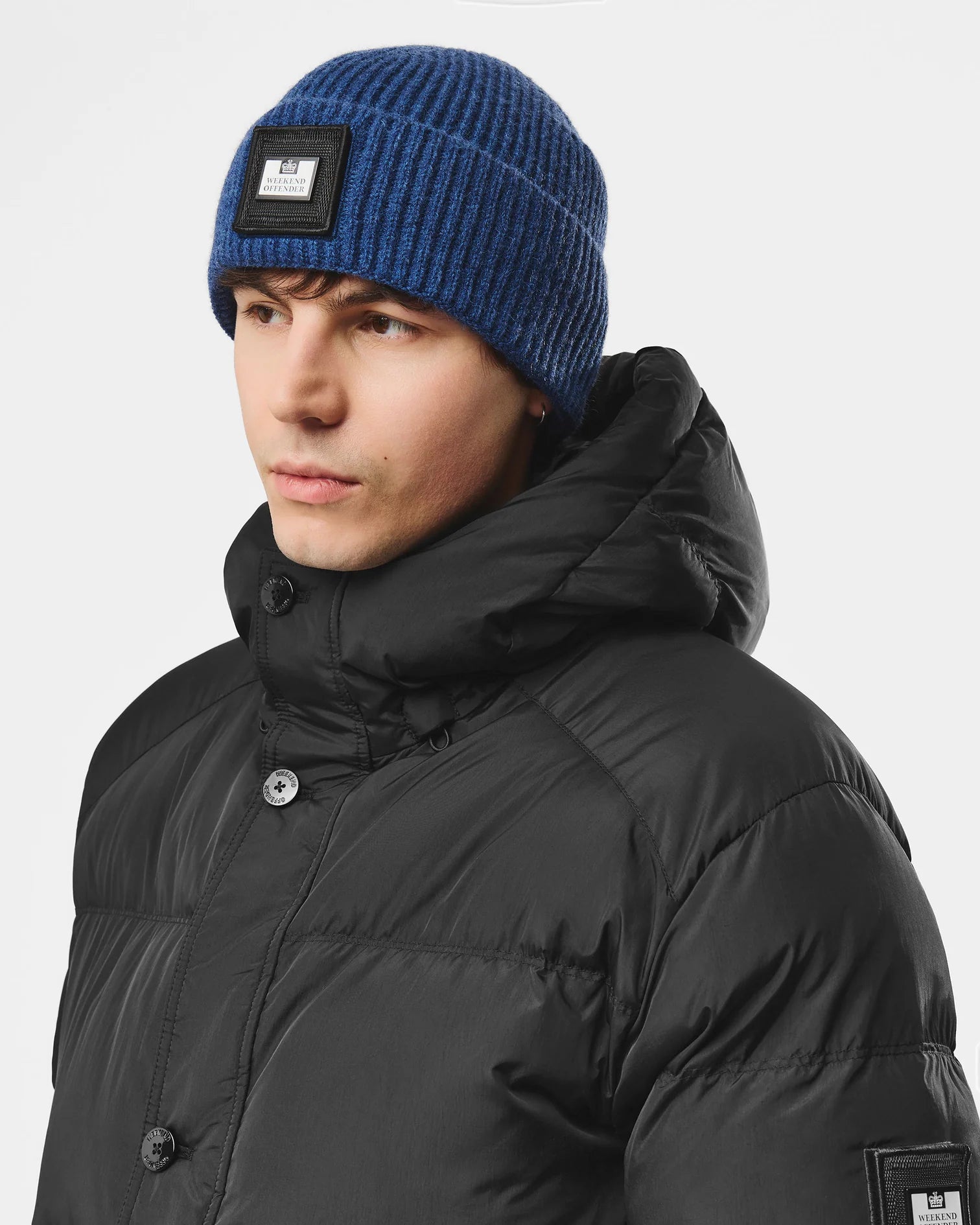 Weekend Offender Palmyra Rib Beanie - Peruvian BLUE