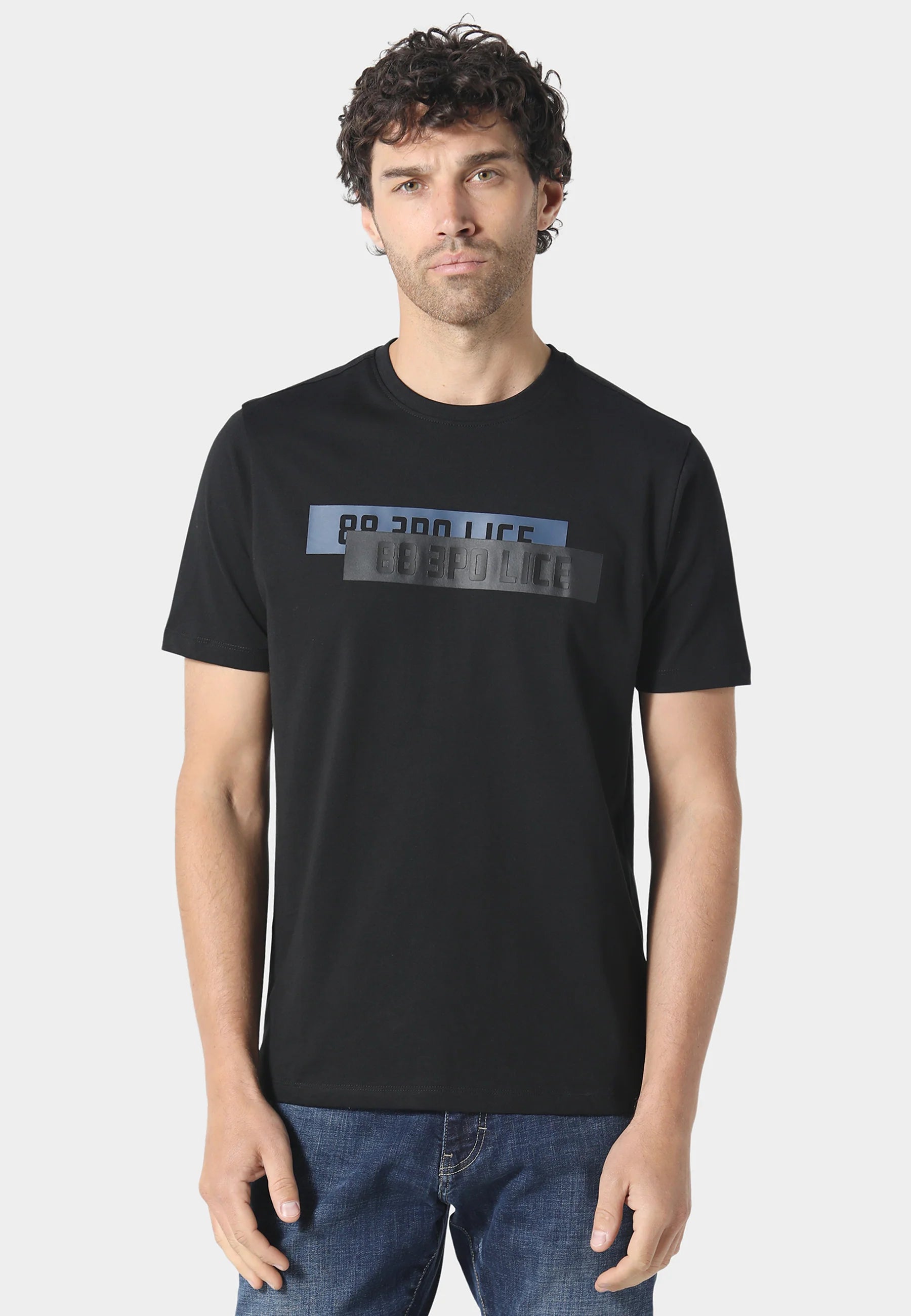 883 Police Adrian BLACK  T-Shirt
