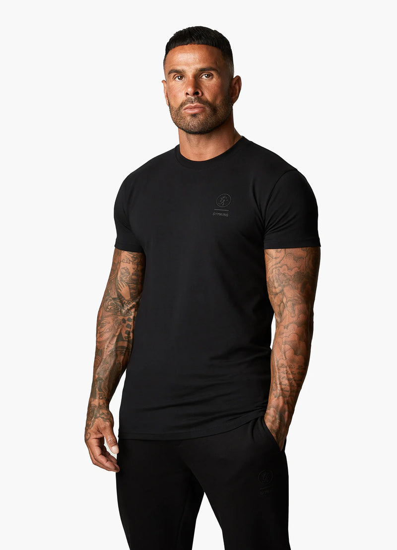 Gym King Aventus Tee - Black
