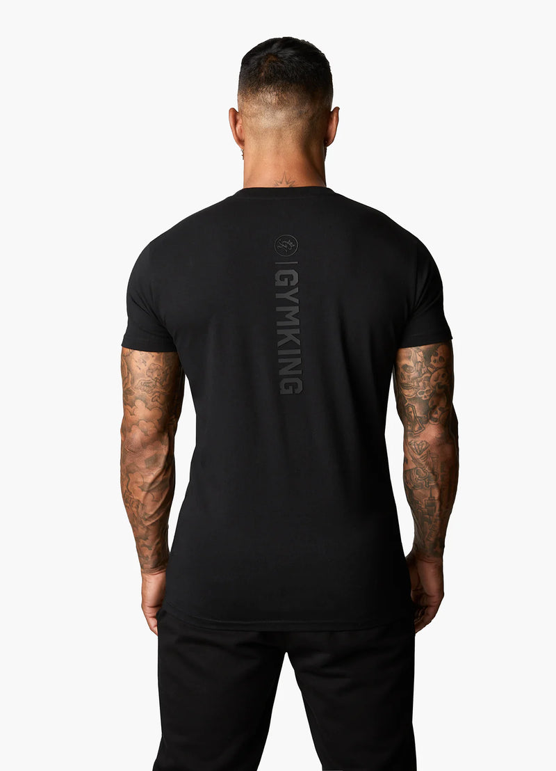 Gym King Aventus Tee - Black