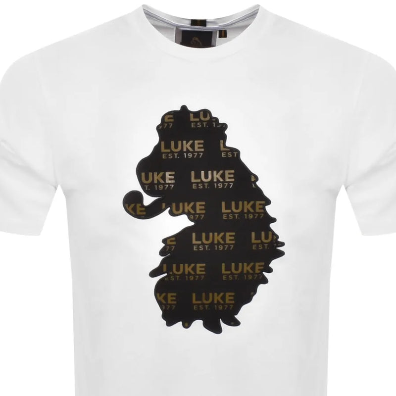 Luke 1977 Fin Lion T Shirt White