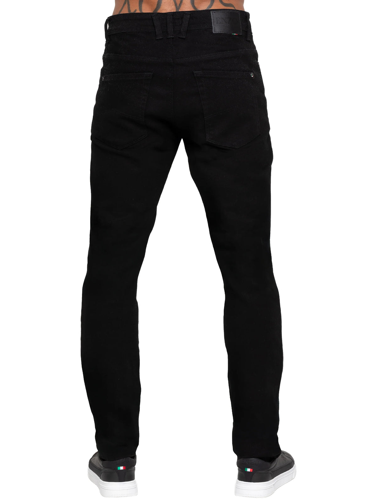 Enzo Jeans Damiano Tapered Actiflex Jeans Black