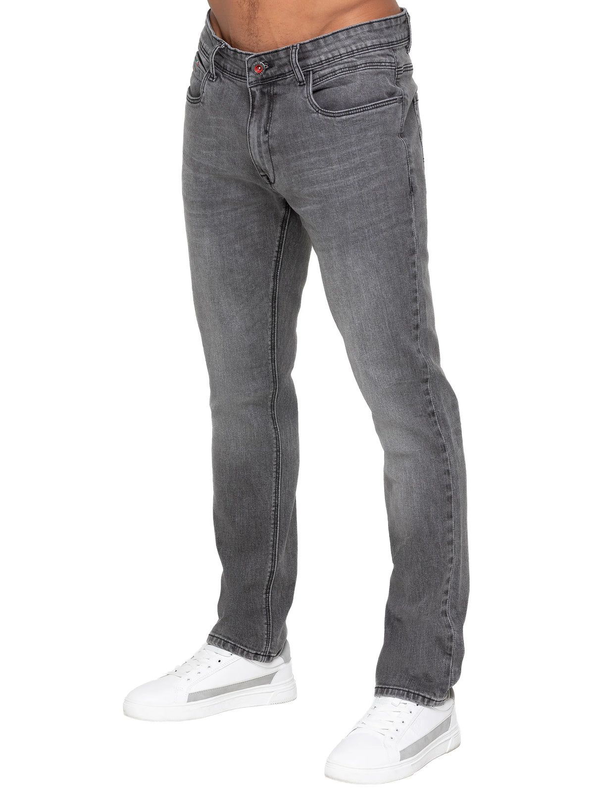 Enzo Jeans Adone Tapered Fit Jeans Grey