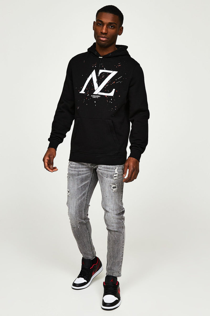 Alessandro Zavetti Slim-Fit Grey Apollo 003 Denim Jeans