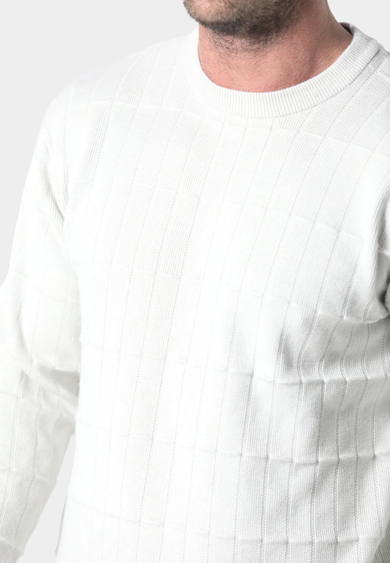 883 Police Bode Ribbed Texture Knitwear - ECRU