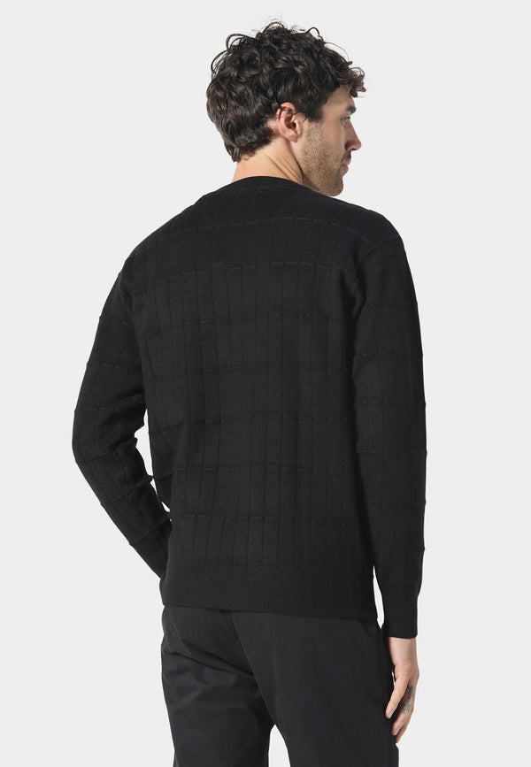 883 Police Bode Ribbed Texture Knitwear - BLACK