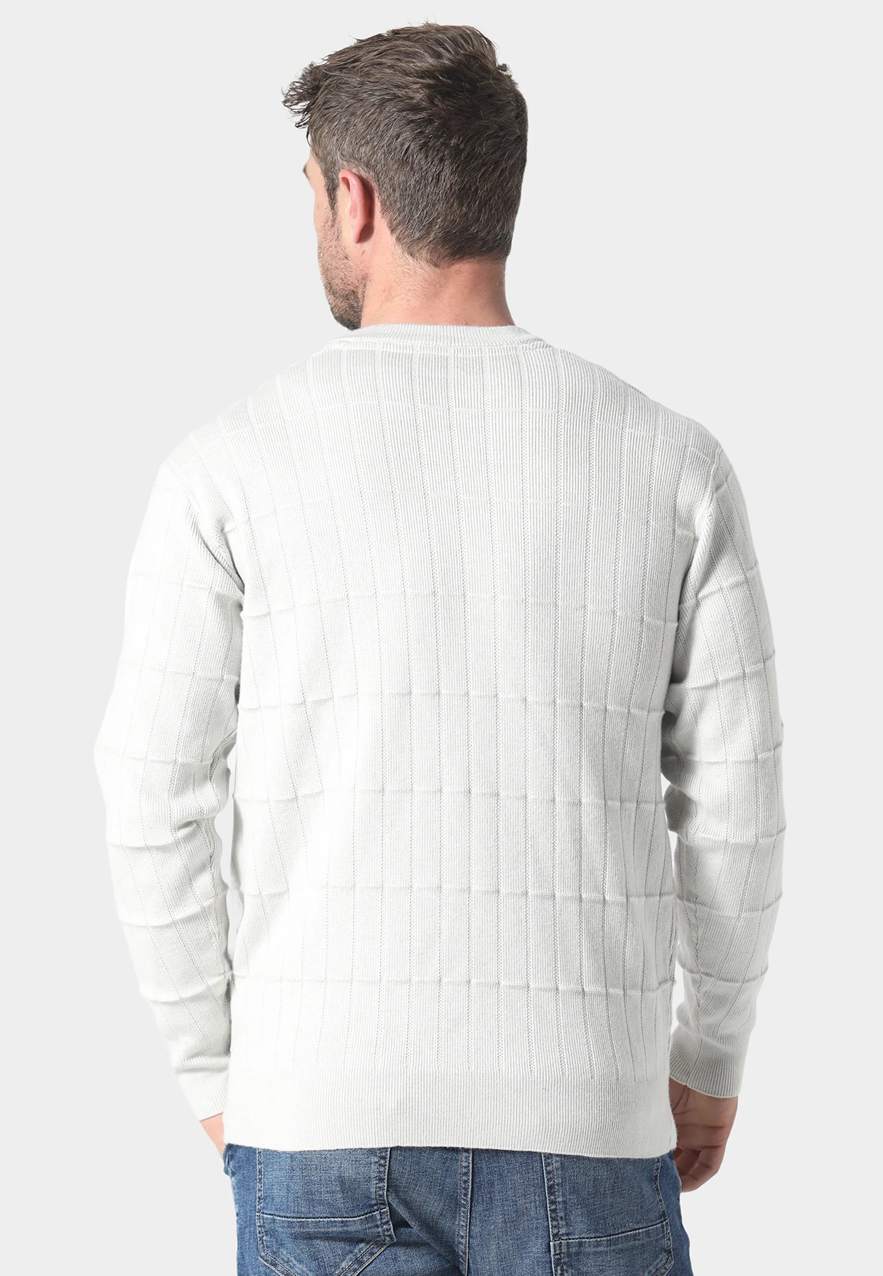 883 Police Bode Ribbed Texture Knitwear - ECRU