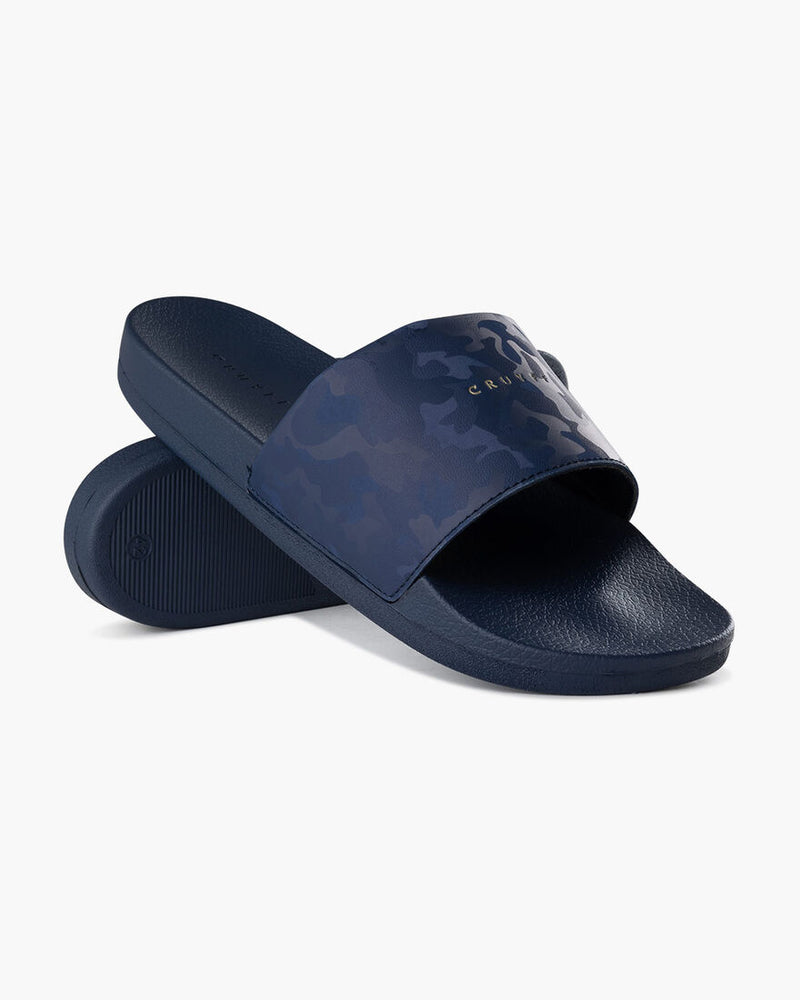 Cruyff Camo Slides in NAVY