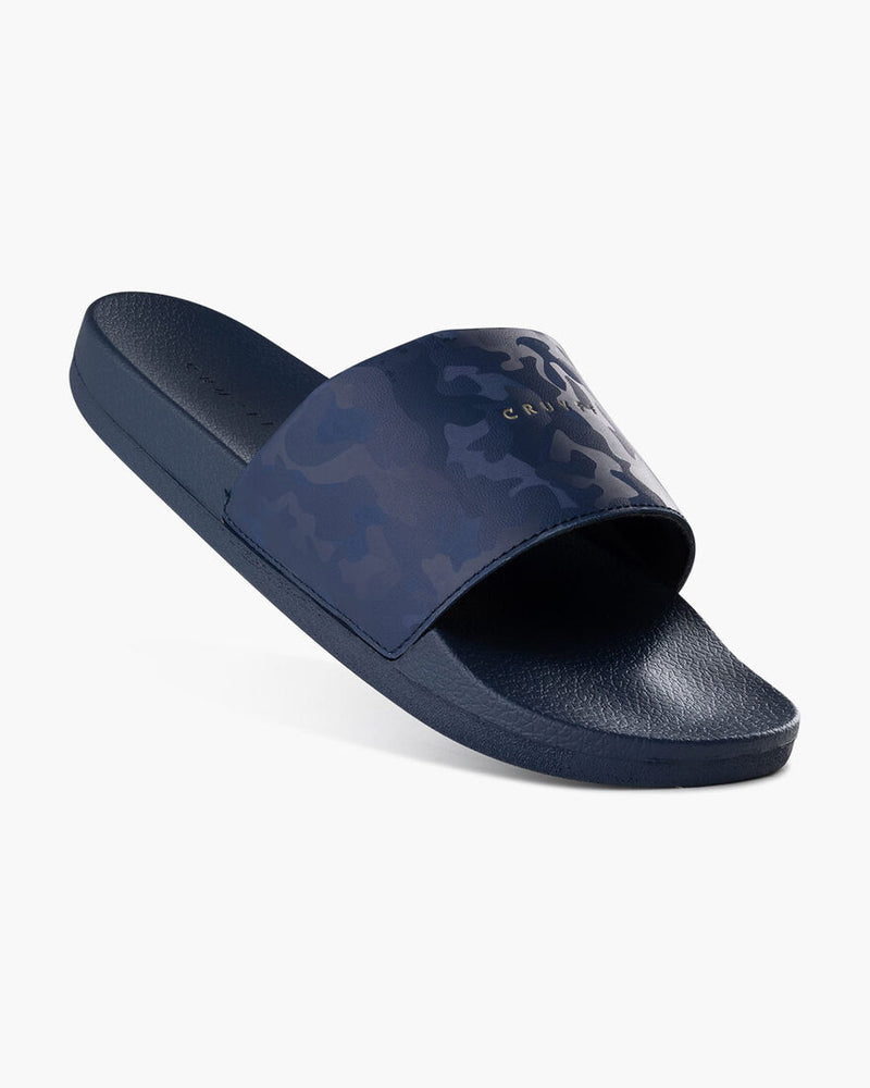 Cruyff Camo Slides in NAVY
