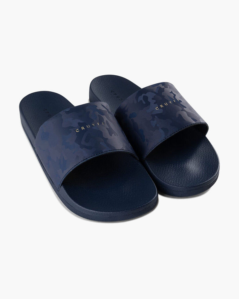 Cruyff Camo Slides in NAVY