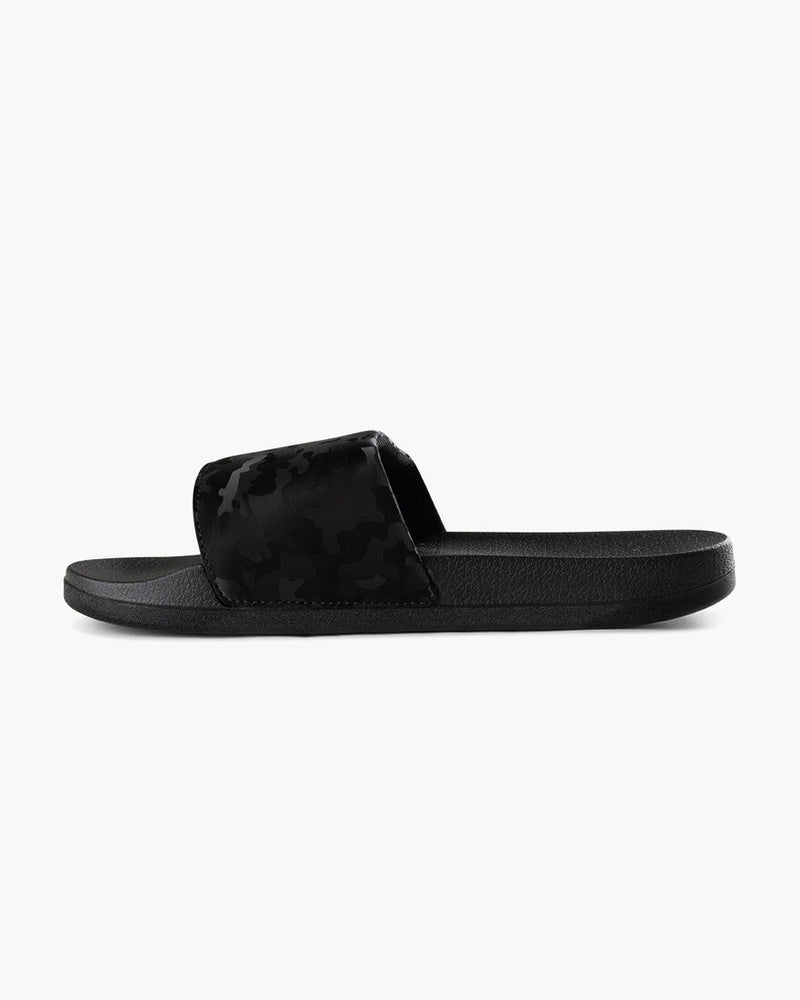 Cruyff Camo Slides in BLACK