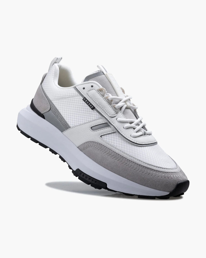 Cruyff Ambruzzia Ripstop Reflect Tumbled leather in Light Grey.