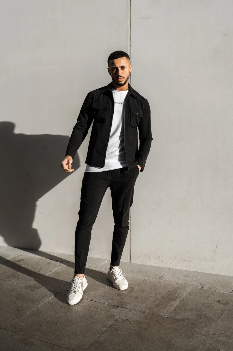 Capo Clothing BUTTON Jacket - Black