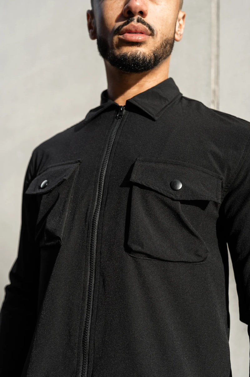 Capo Clothing BUTTON Jacket - Black