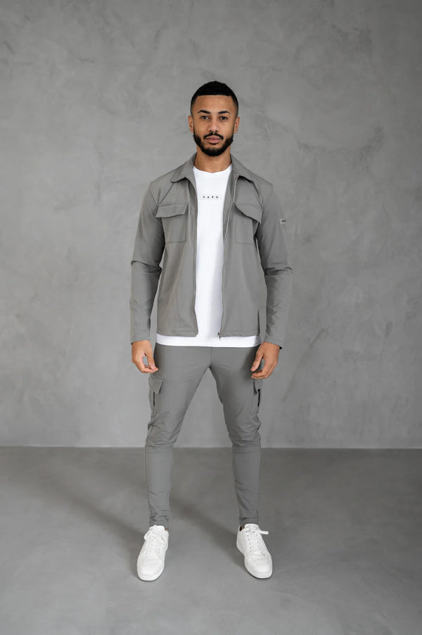 CAPO UTILITY JACKET COLOUR LIGHT GREY