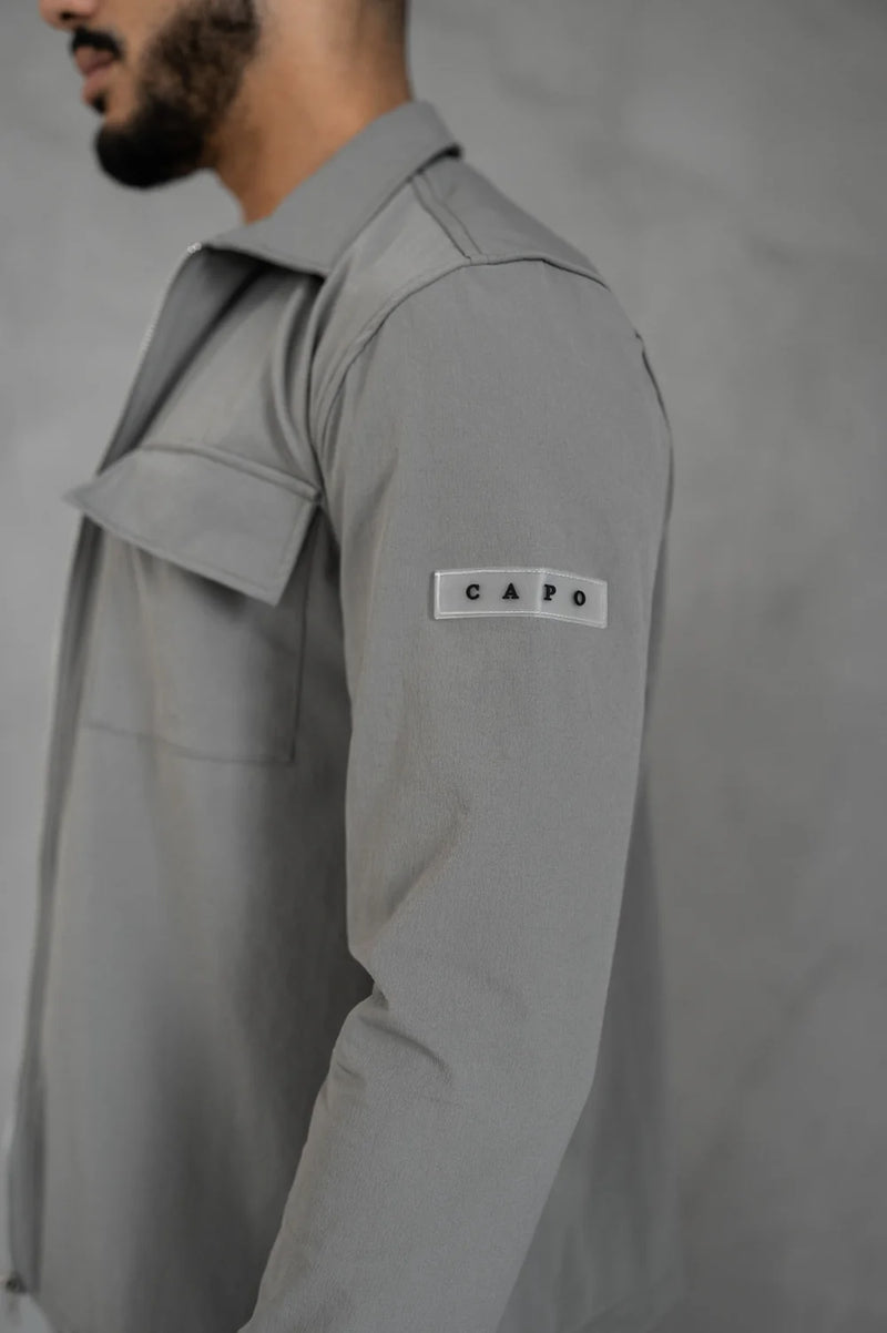 CAPO UTILITY JACKET COLOUR LIGHT GREY