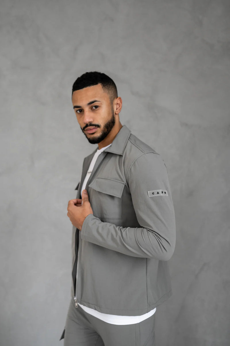 CAPO UTILITY JACKET COLOUR LIGHT GREY
