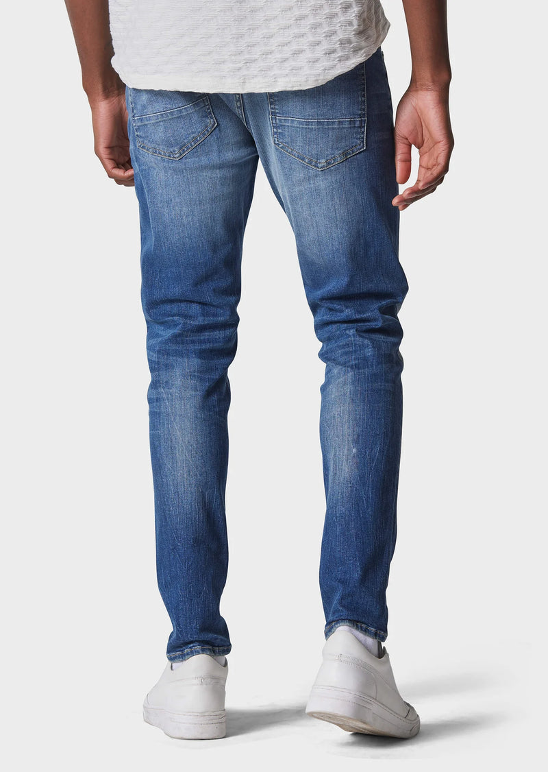 Police Deniro Lat 950 Slim Fit Blue Denim Jeans