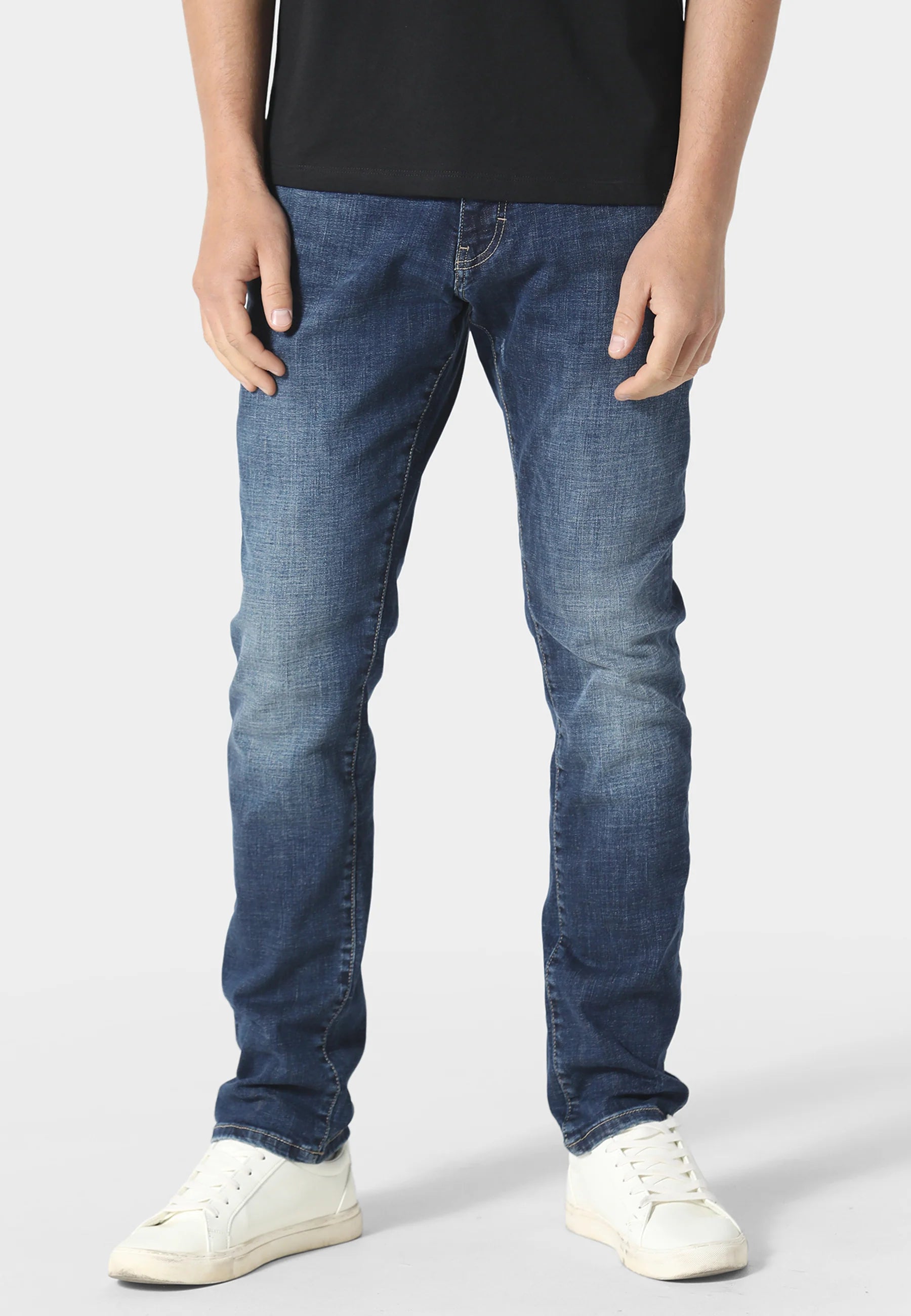883 Police TODD 1020 Dino Slim Fit Jeans BLUE DENIM
