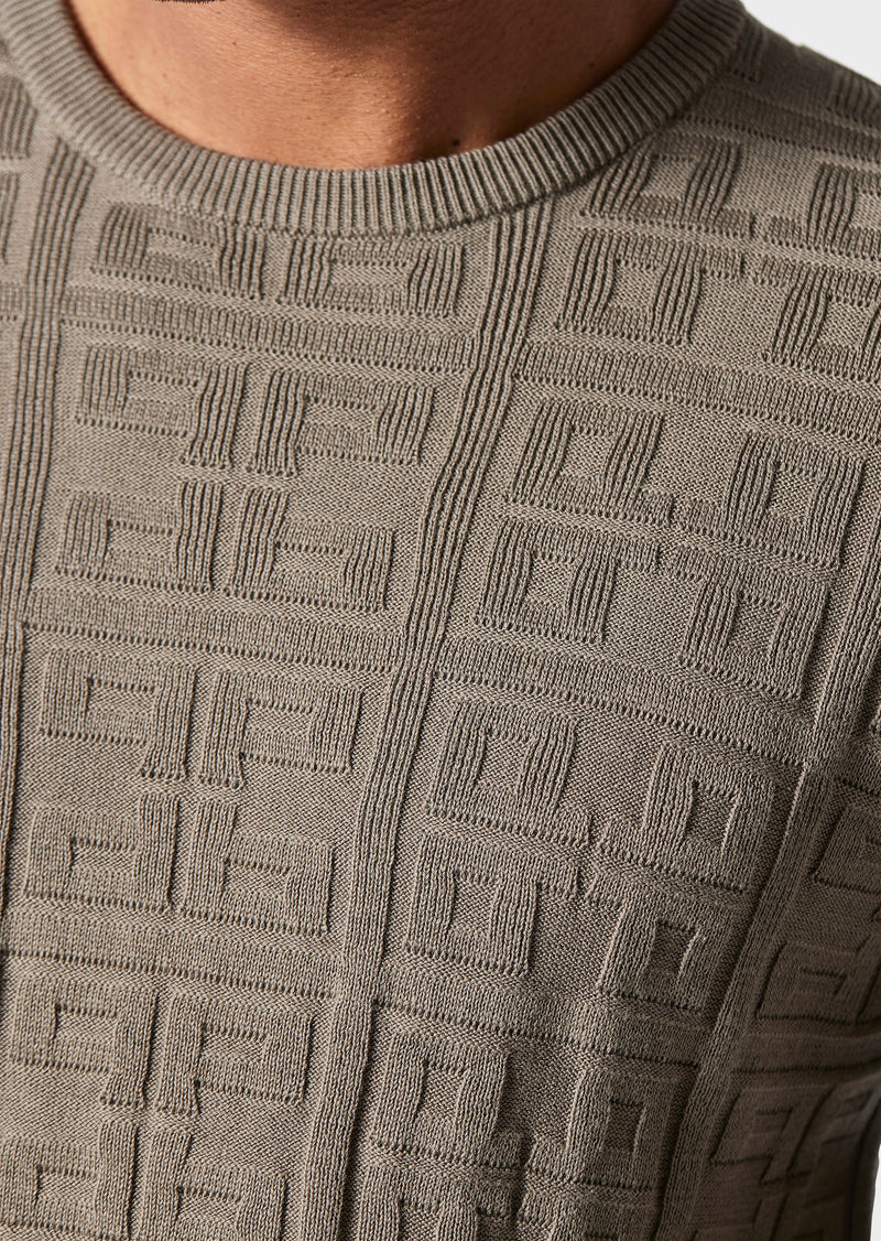 883 Police Divisa Nude Knitted Sweatshirt