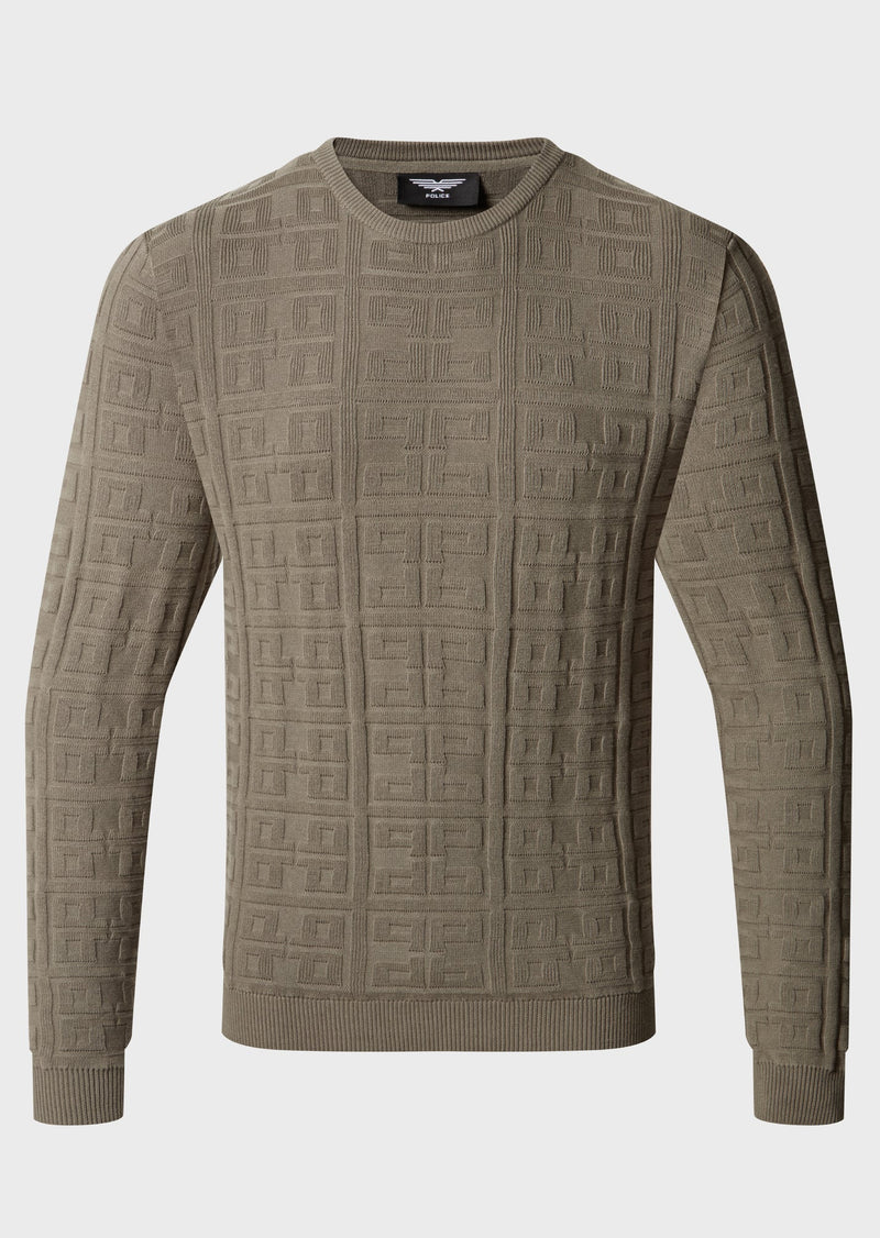 883 Police Divisa Nude Knitted Sweatshirt