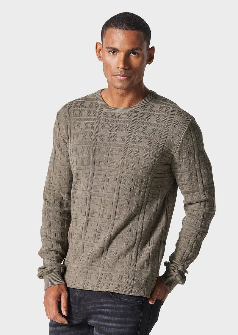 883 Police Divisa Nude Knitted Sweatshirt