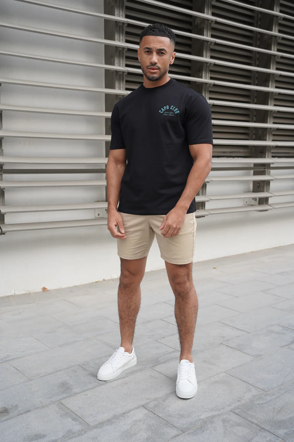 Capo Club Script T-Shirt COLOUR Black/Green