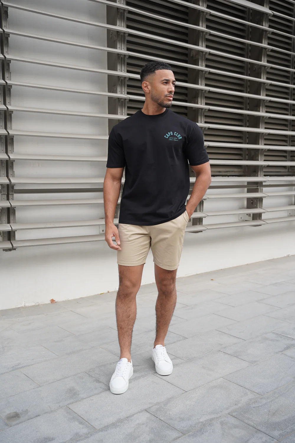 Capo Club Script T-Shirt COLOUR Black/Green