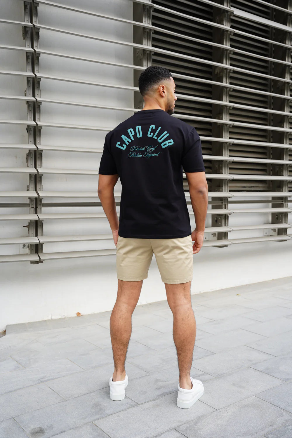 Capo Club Script T-Shirt COLOUR Black/Green
