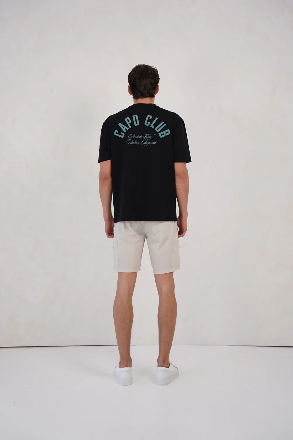 Capo Club Script T-Shirt COLOUR Black/Green