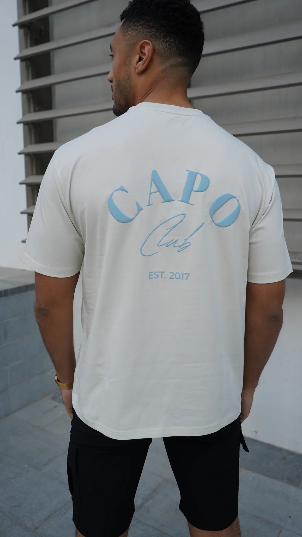 Capo Beach Club Relaxed Fit T-Shirt COLOUR Ecru
