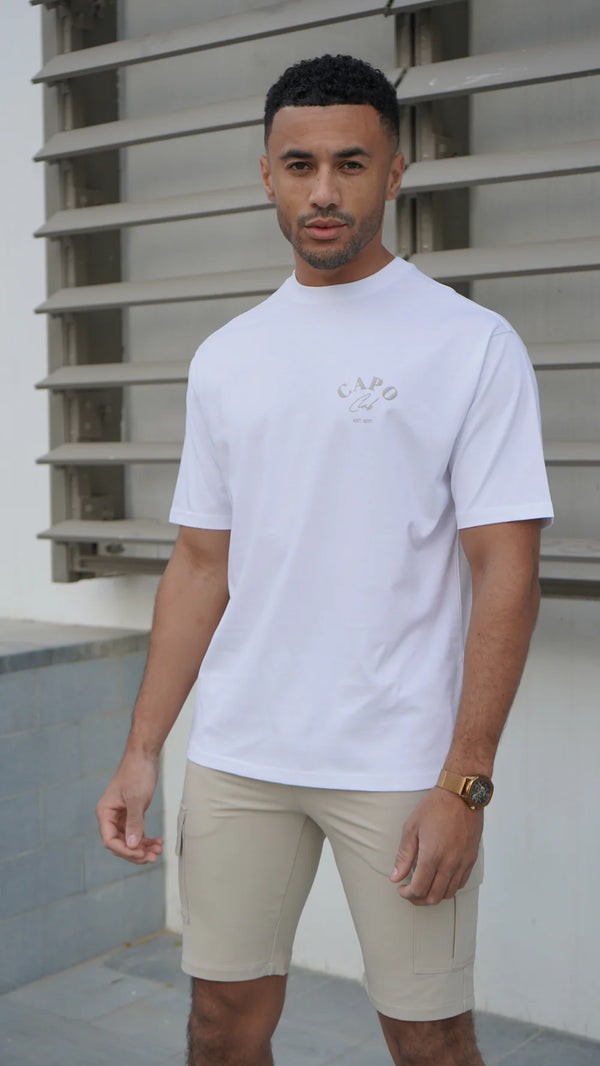 Capo Beach Club relaxed fit T-Shirt COLOUR White
