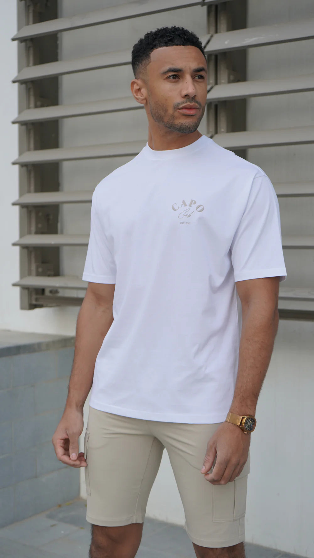 Capo Beach Club relaxed fit T-Shirt COLOUR White