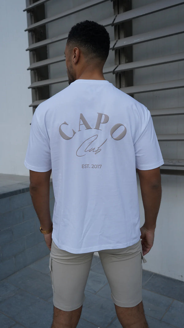 Capo Beach Club relaxed fit T-Shirt COLOUR White