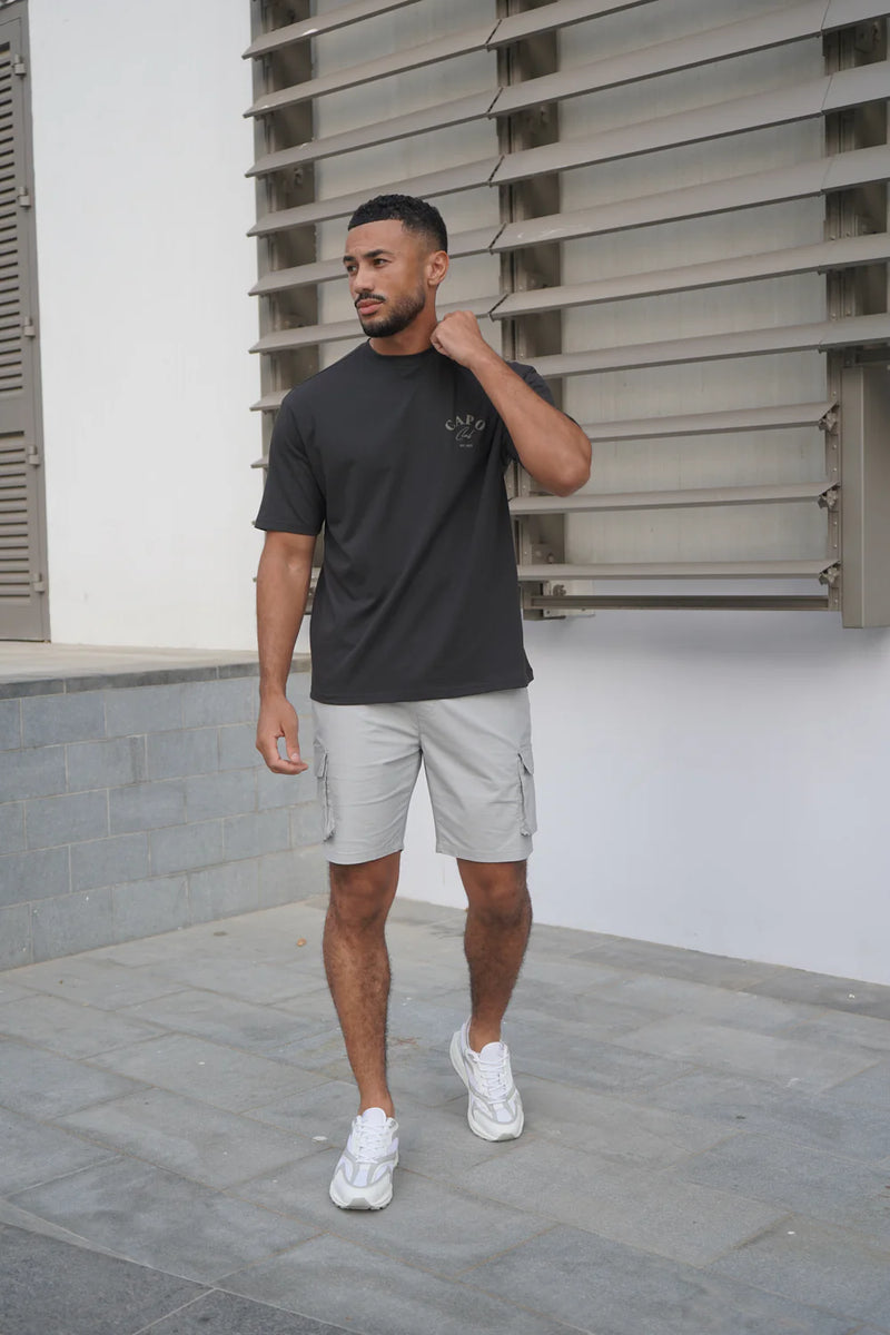 Capo Beach Club T-Shirt - CHARCOAL