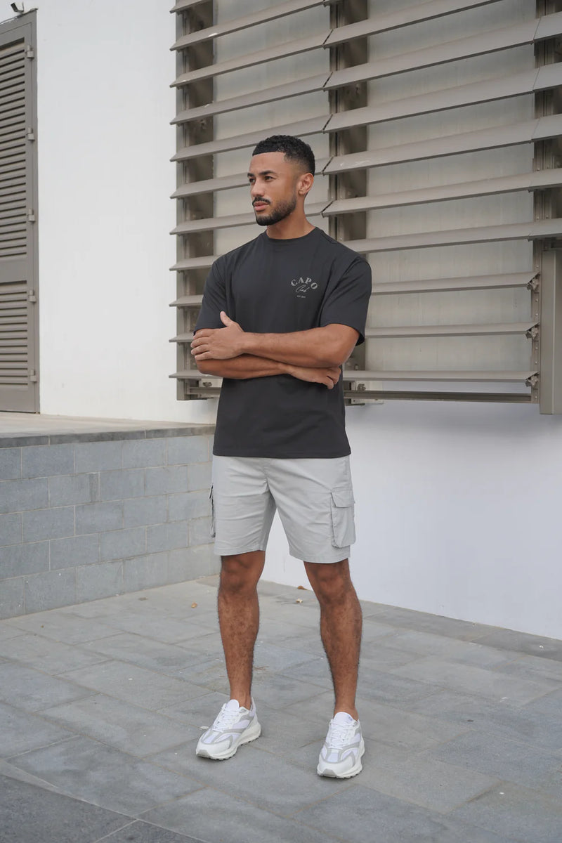 Capo Beach Club T-Shirt - CHARCOAL