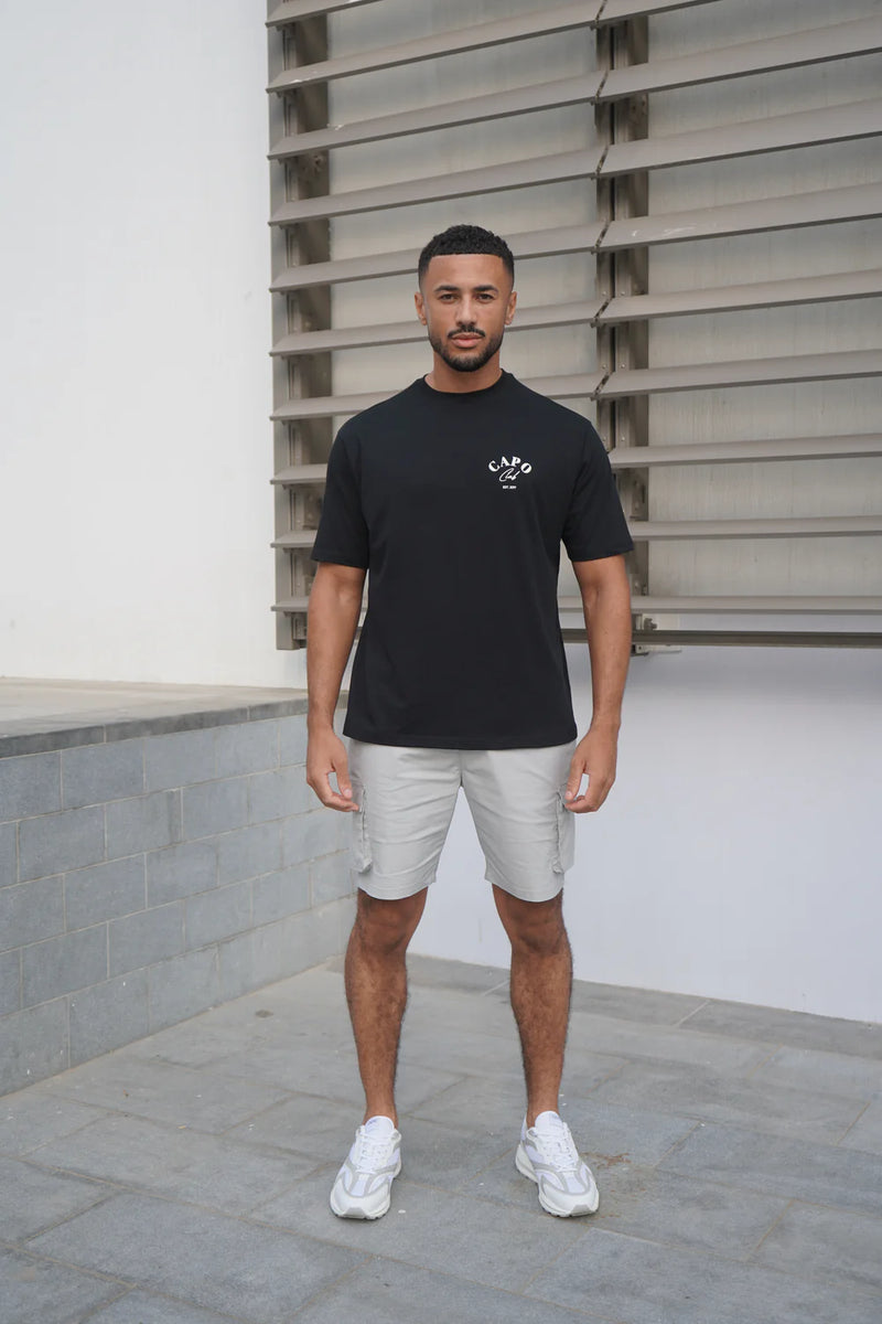 Capo Beach Club T-Shirt - BLACK