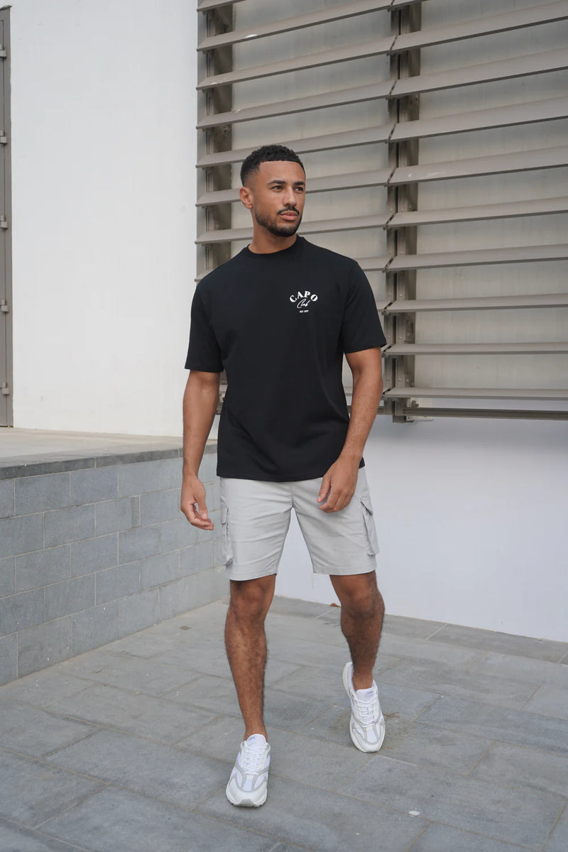 Capo Beach Club T-Shirt - BLACK