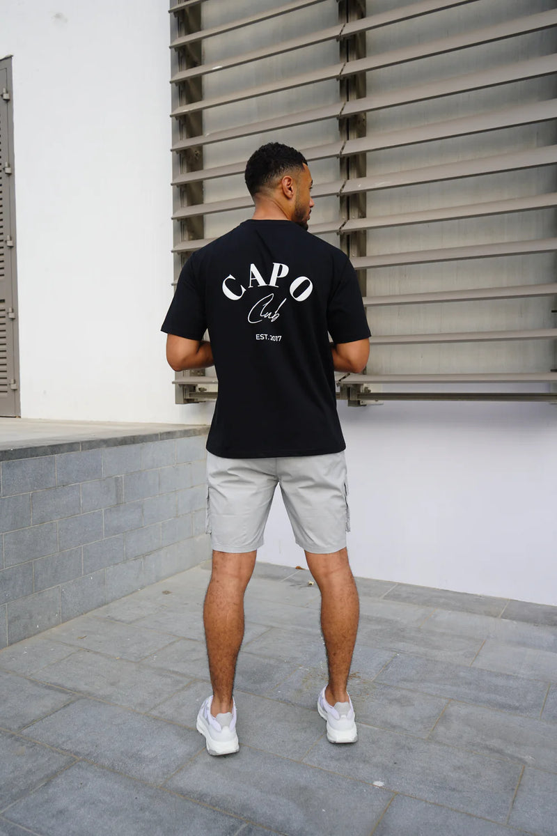 Capo Beach Club T-Shirt - BLACK